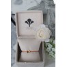 Pulsera Flor Vinca Rosea Oro 18KT