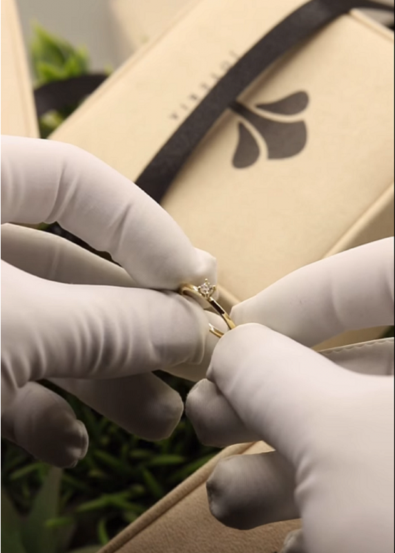 Anillo Promesa oro 18kt