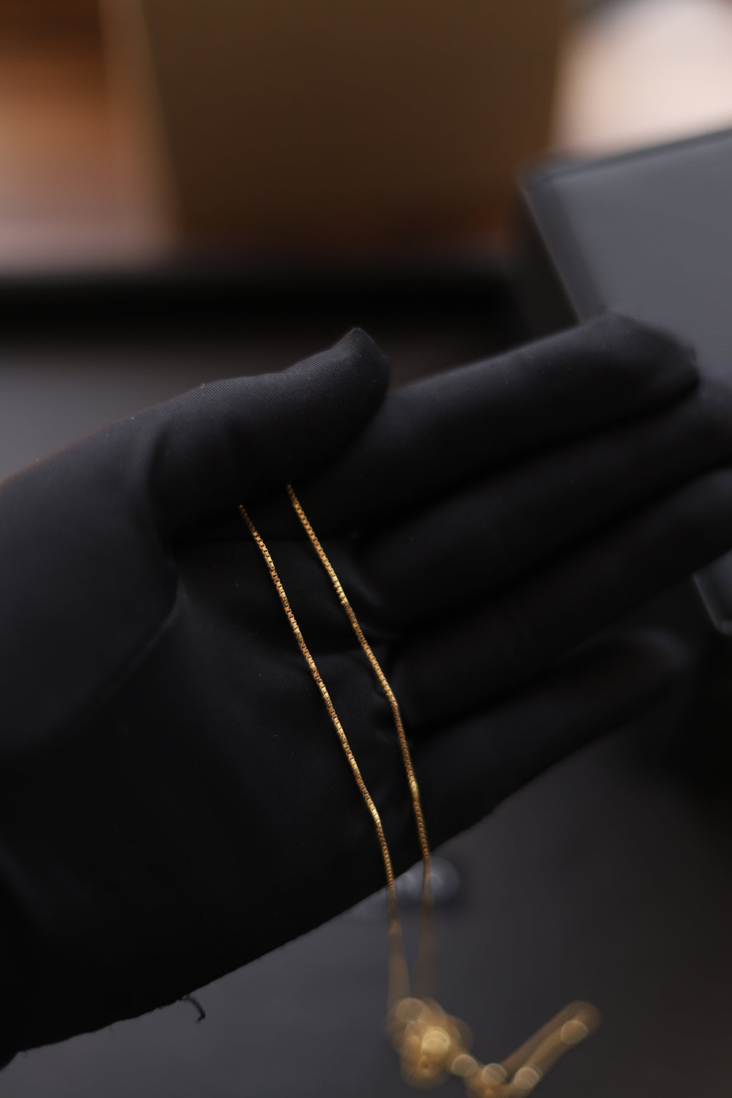 Cadena Rayo Puro en oro de 18kt