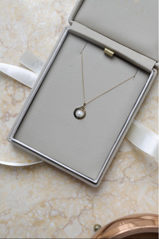 Dije perla colgante oro 18kt