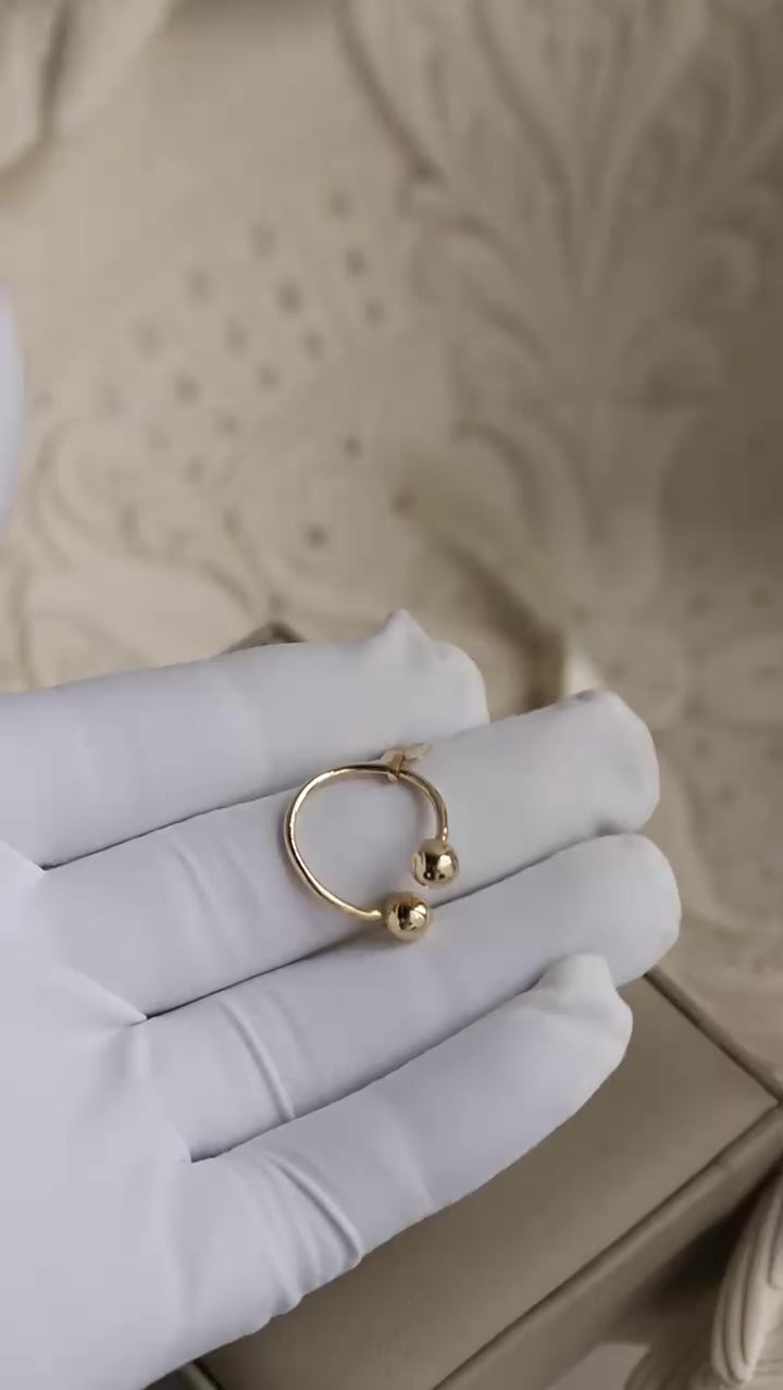 Anillo inicial Aura oro 18kt